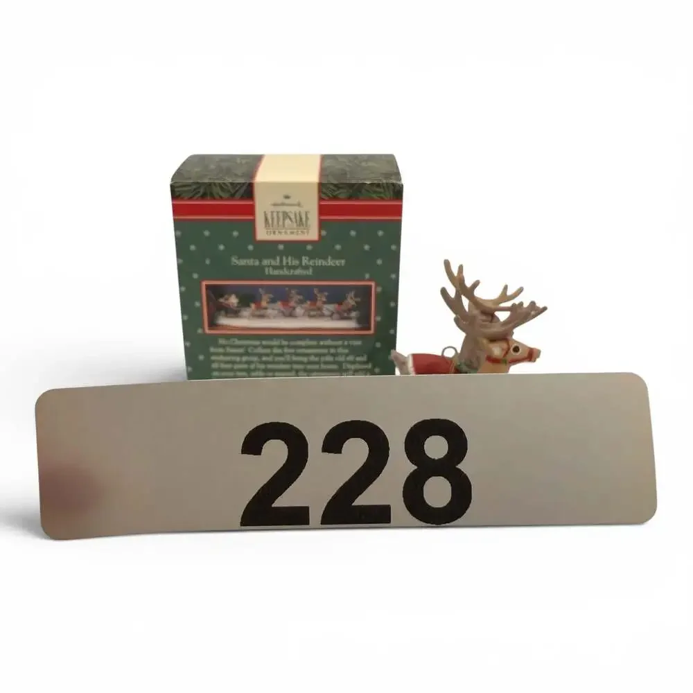 Prancer & Vixen Hallmark Ornament 1992 - ,